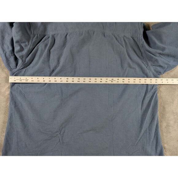 Levi’s Chamois Flannel Shacket Men’s XL Blue Button Up Jacket - Picture 7 of 8